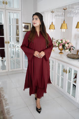 Cherry Red- 2 Pcs Set