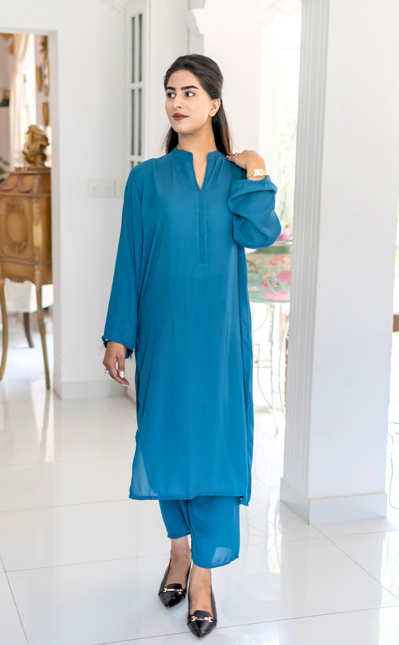Teal-2 Pcs Set